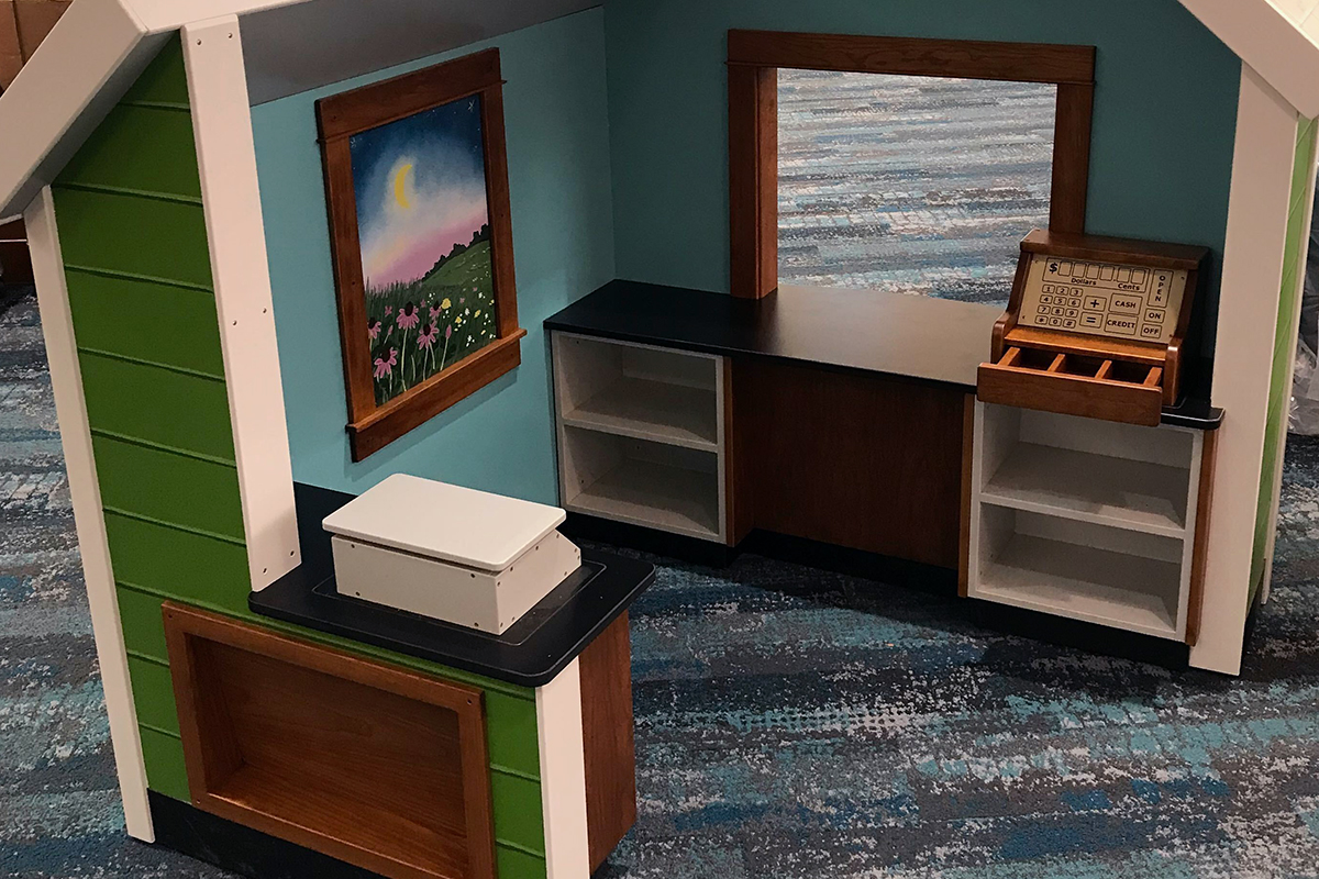 inside of ranger station